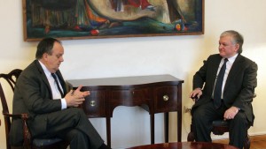 323. Minister Nalbandian received OSCE PA Special Representative on South Caucasus 11.05.2013