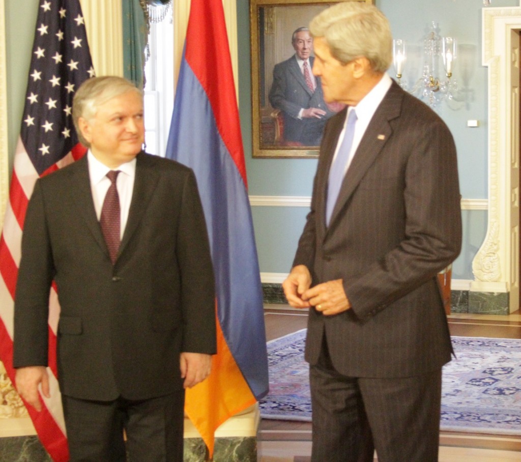 384. Minister Nalbandian met with the US Secretary of State John Kerry 05.06.2013