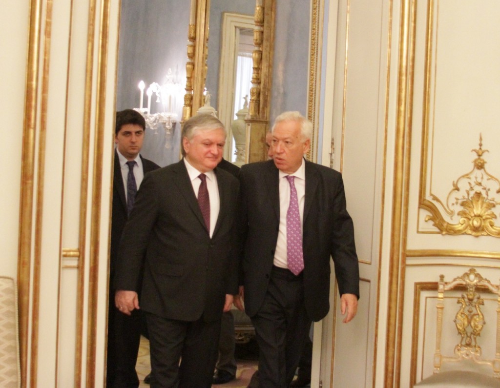 Minister Nalbandian meets Spanish FM