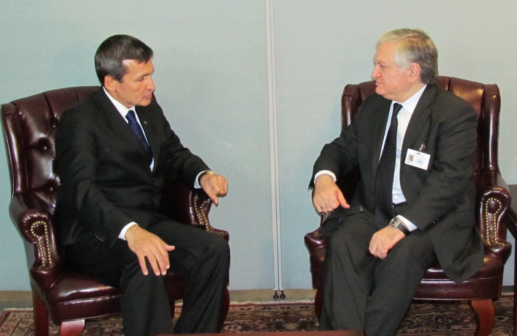 541. Minister Nalbandian meets Turkmenistan FM 28.09.2013