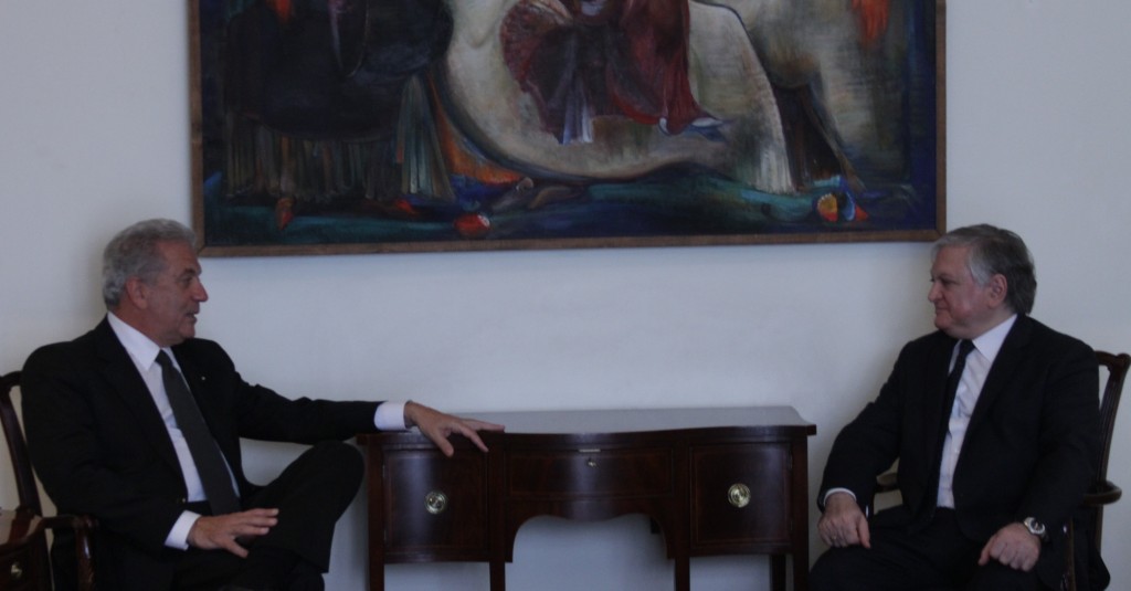 ԱԳՆ,Էդվարդ Նալբանդյան,Դմիտրիս Ավրամոպուլոս