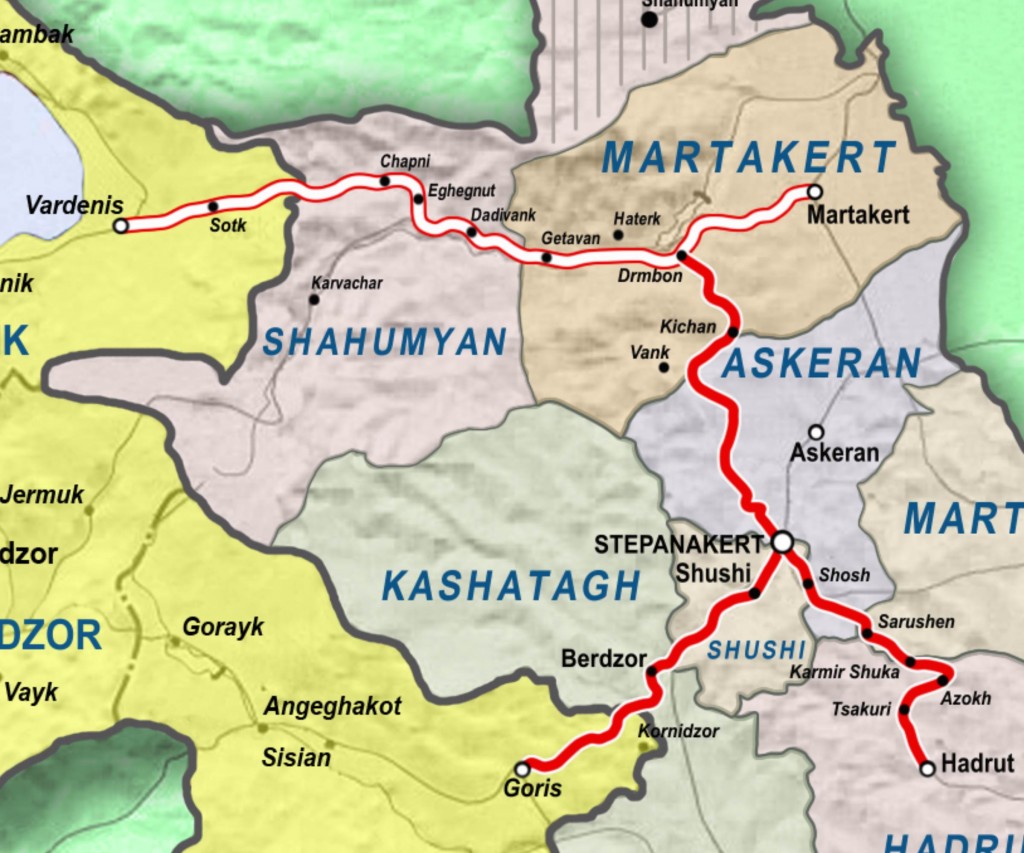 Vardenis Martakert Highway