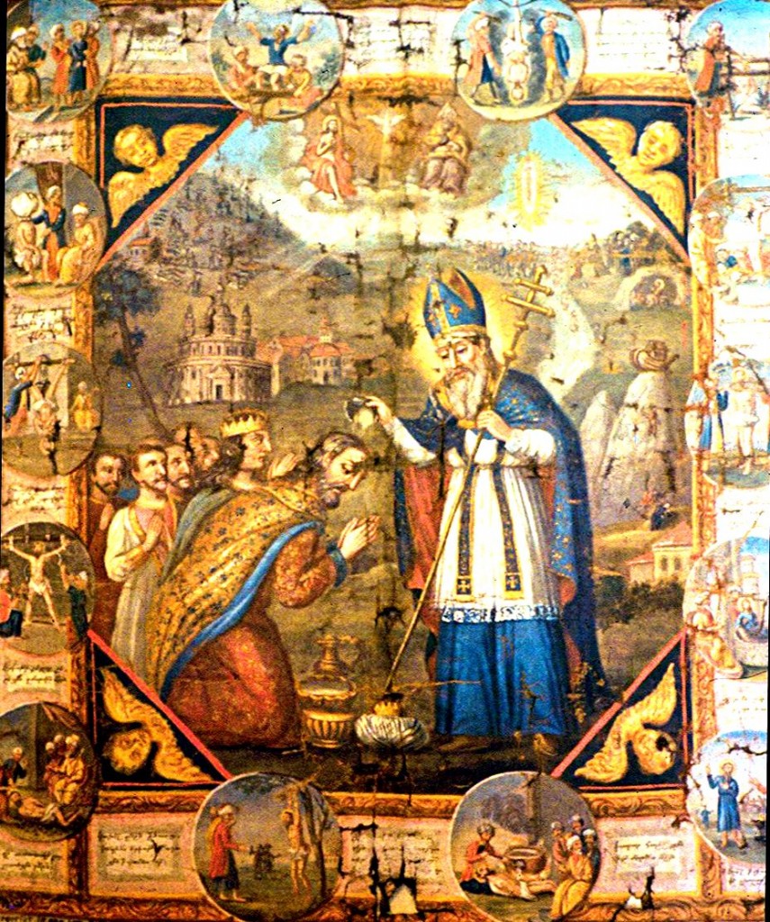 Գրիգոր-Լուսավորիչը-մկրտում-է-Տրդատ-Արգային1