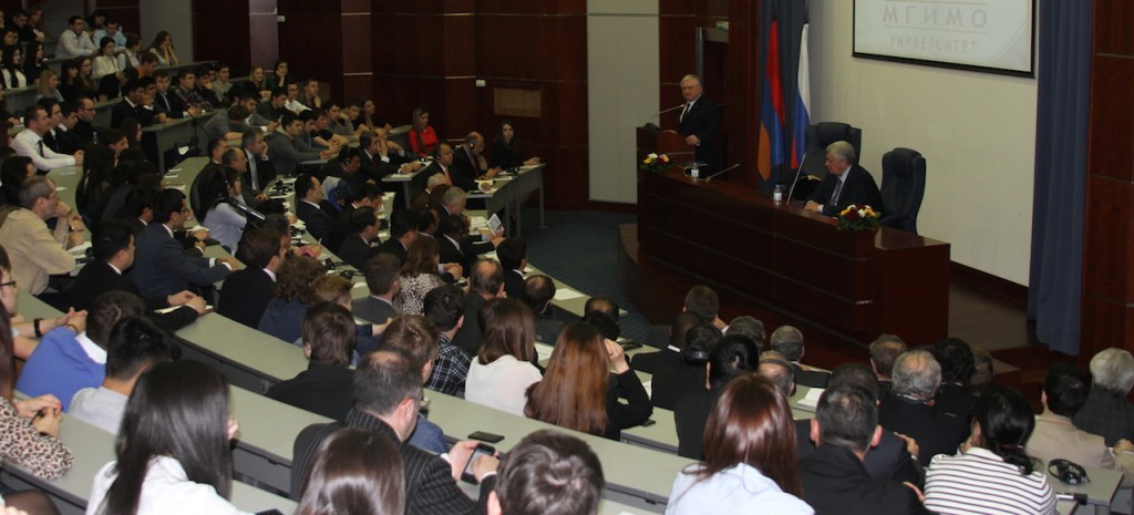 122. Minister Nalbandian lecture at MGIMO - 02.04.2014