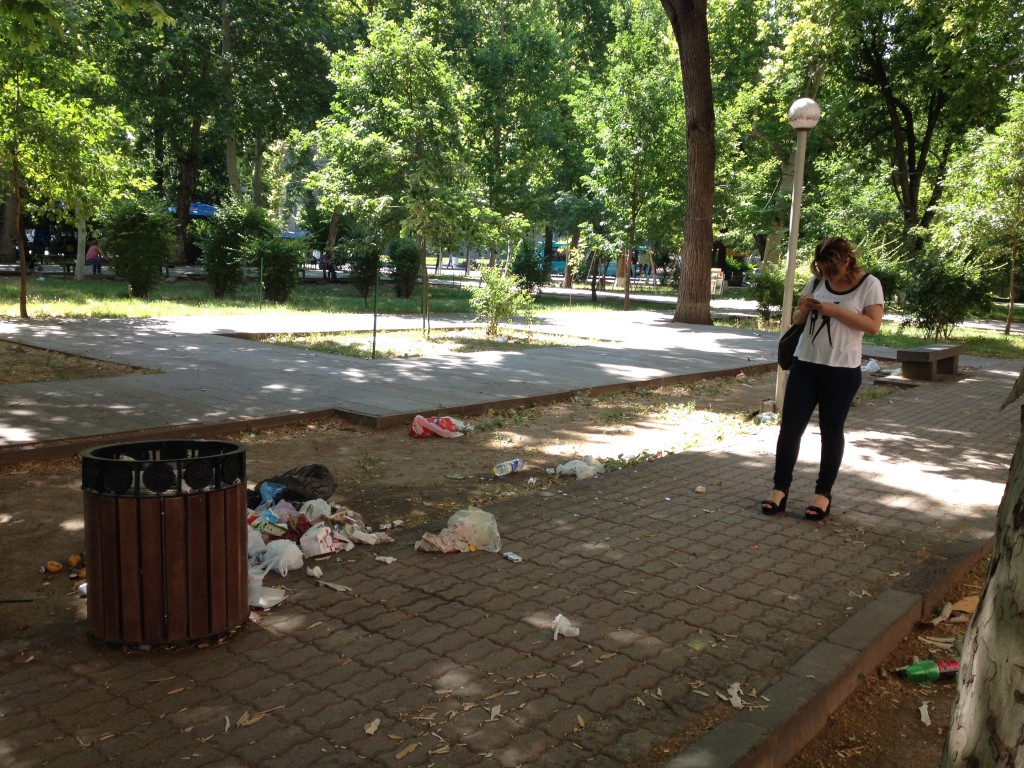 կեղտոտ փողոց