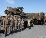Exhibition of weapons and demonstrative flights of Armeniaâs Air Defense Forces dedicated to the 21st anniversary of Air Forces took place at âErebuniâ airport in Yerevan