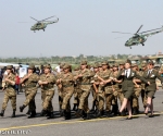Exhibition of weapons and demonstrative flights of Armeniaâs Air Defense Forces dedicated to the 21st anniversary of Air Forces took place at âErebuniâ airport in Yerevan