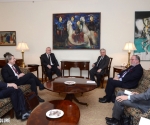 RA Minister of Foreign Affairs Edward Nalbandyan receives the OSCE Minsk Group co-chairs