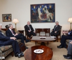 RA Minister of Foreign Affairs Edward Nalbandyan receives the OSCE Minsk Group co-chairs