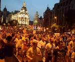 Protests become violent in Madrid over PP corruption