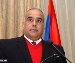 Raffi Hovhannisyan delivers the national annual address at Ani Plaza Hotel