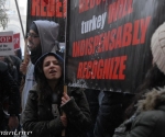Armenian youth parties stage protest actions against the Turkish Foreign Minister Ahmet Davutoglu, who has arrived in Yerevan to participate in regional BSEC meeting
