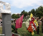 Unveiling ceremony of Movses Gorgisyanâs bust took place in the yard of 14 and 15 Shirak street