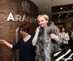 French singer Patricia Kaas visits Ararat Brandy Factory in Yerevan