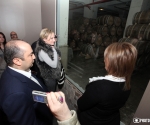 French singer Patricia Kaas visits Ararat Brandy Factory in Yerevan