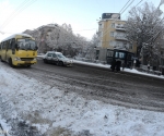 Winter scenes in Yerevan