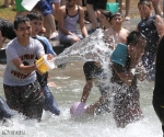 Residents of Yerevan celebrate Vardavar water festival