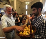 Ceremony of apricot blessing in frames of the 11th Golden Apricot International Film Festival (GAIFF) took place at Yerevanâs Saint Grigor Lusavorich church